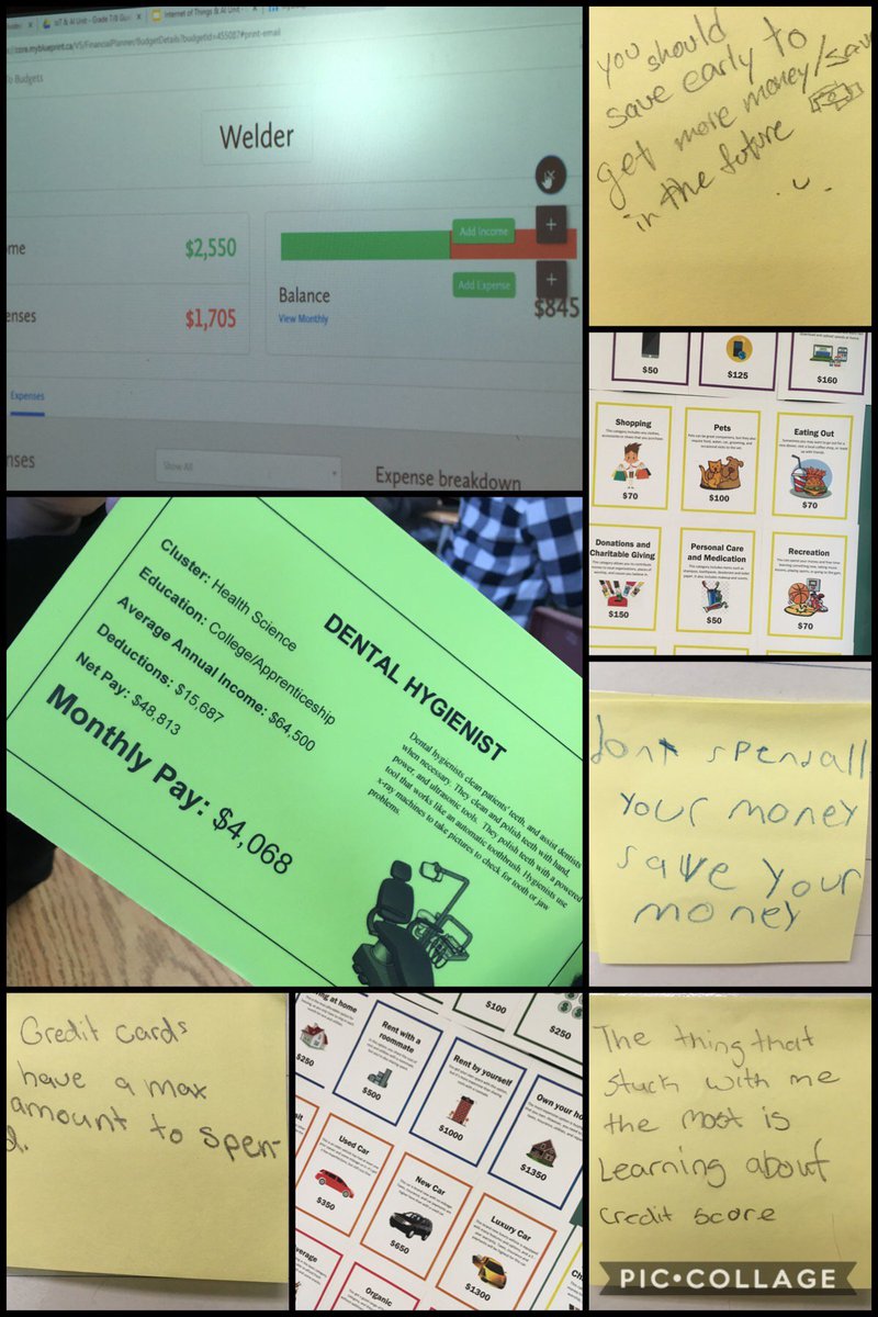 Ms_EMcCann's tweet image. Debit, and credit, and expense clusters… oh my!! Talking more #financialliteracy with @MrsBowen_LDSB this afternoon 💵 #innovation #budgetfirst #bemoneysmart #watchyourcredit