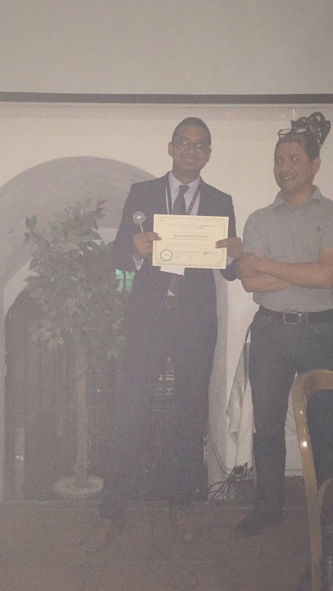 AFMaTorg's tweet photo. Félicitations @MustafeedZaman gagnant du prix de Thèse @AFMaTorg 2018 #afmat2019 sous la direction de @botti_laurent et @NicolasPeypoch !! Félicitations 🍾🎈🎊🎉 https://t.co/wzT0eH8xYU