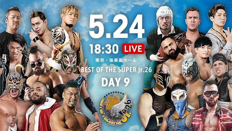 5 24 新日本プロレス Best Of The Super Jr 26 9日目 ツイート解析 プロレス統計