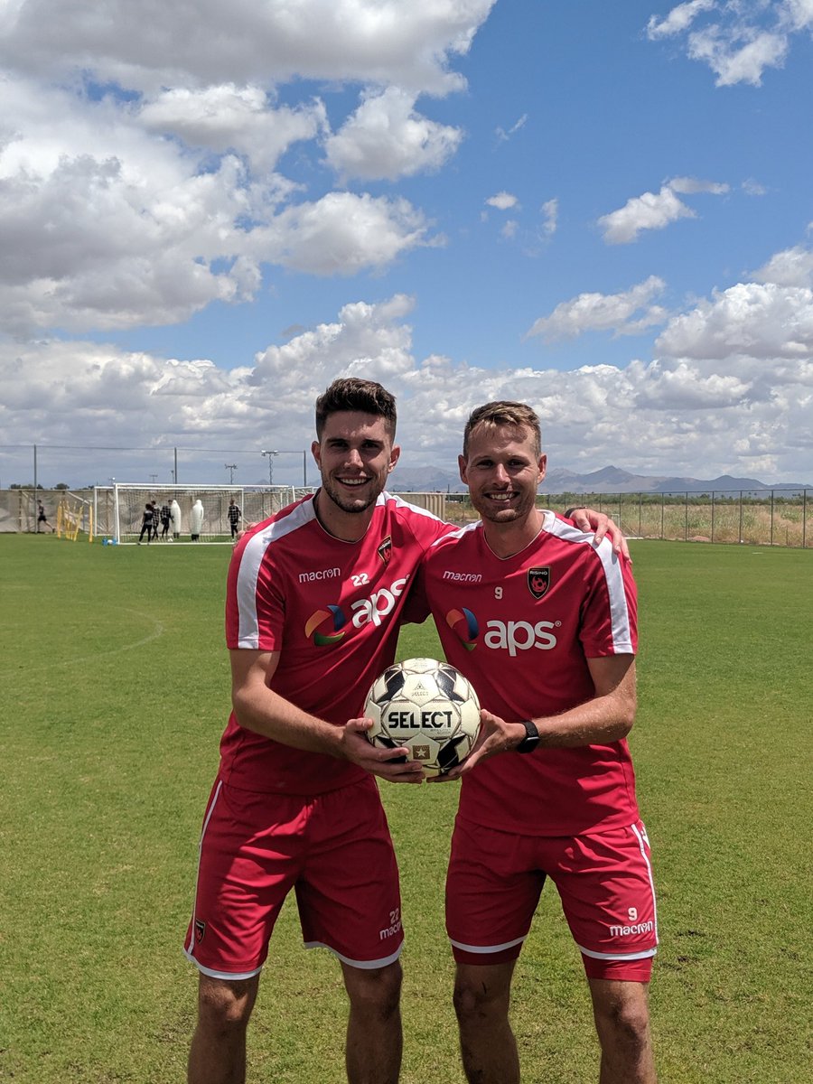 AdamJahn14's tweet photo. .@PHXRisingFC inaugural horseshoe champions! #ForwardUnion https://t.co/Sq7mhMuK9U