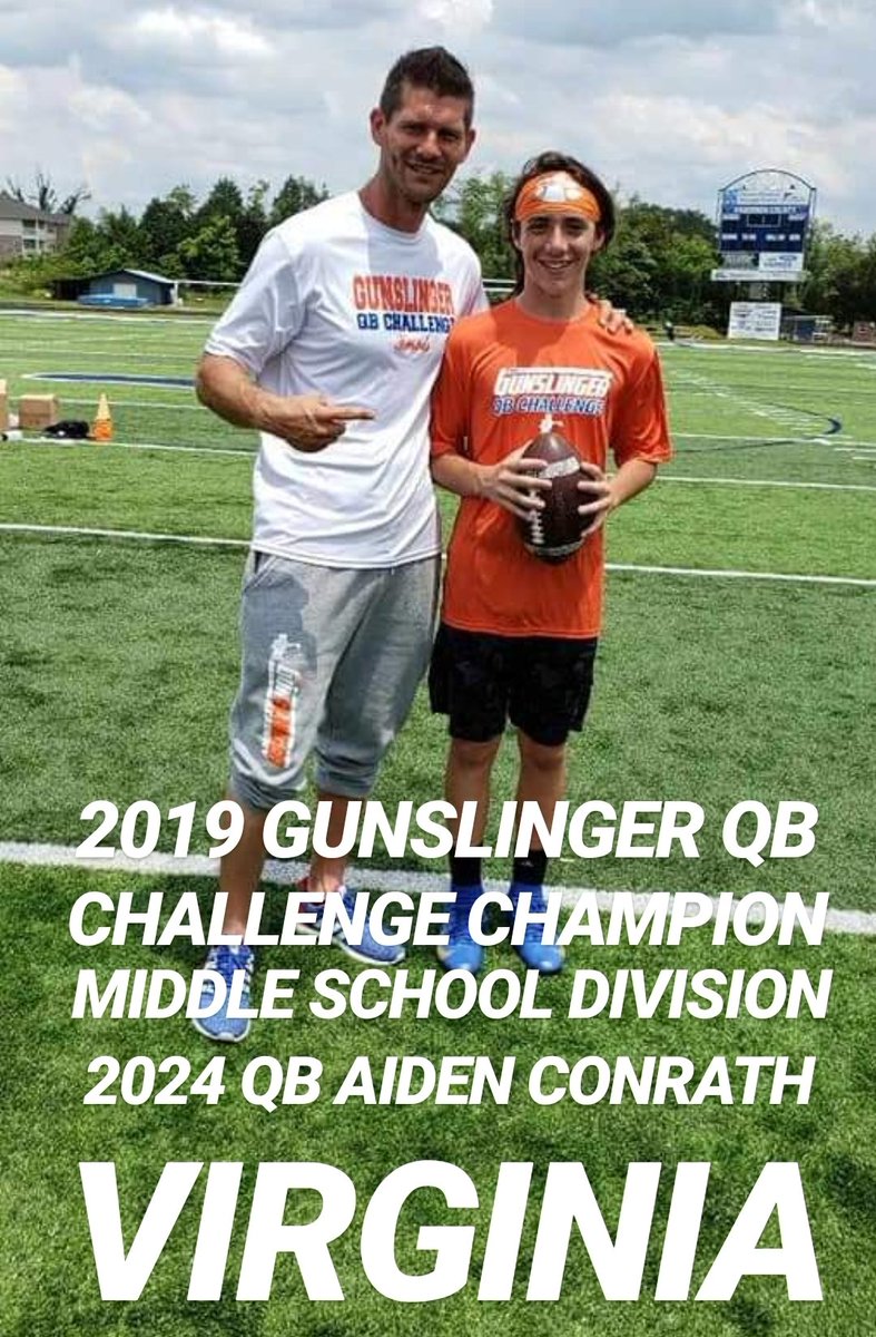 🏈GUNSLINGER QB CHALLENGE 🏈
🎯💍MS CHAMPION💍🎯
🔥🔥CONGRATULATIONS🔥🔥
<a href="/7Aidanconrath/">Aidan Conrath</a> on taking home the 💍 in this years event!! 
<a href="/TNGridironScout/">TN Gridiron Scouting (#TNGS) Carlos Younger👌🏾</a> <a href="/Bigwill46798139/">Bigwill</a> <a href="/QBHitList/">QBHitList.com</a> @qbtrainer14 <a href="/TheQBEngineer/">Drew Phillips</a> <a href="/ChrisHixsonQB/">Chris Hixson</a> <a href="/QBIQsystem/">QBIQ™️</a> <a href="/AirAttackSD/">Air Attack Academy</a> <a href="/RowleyQBs/">Kyle Rowley</a>