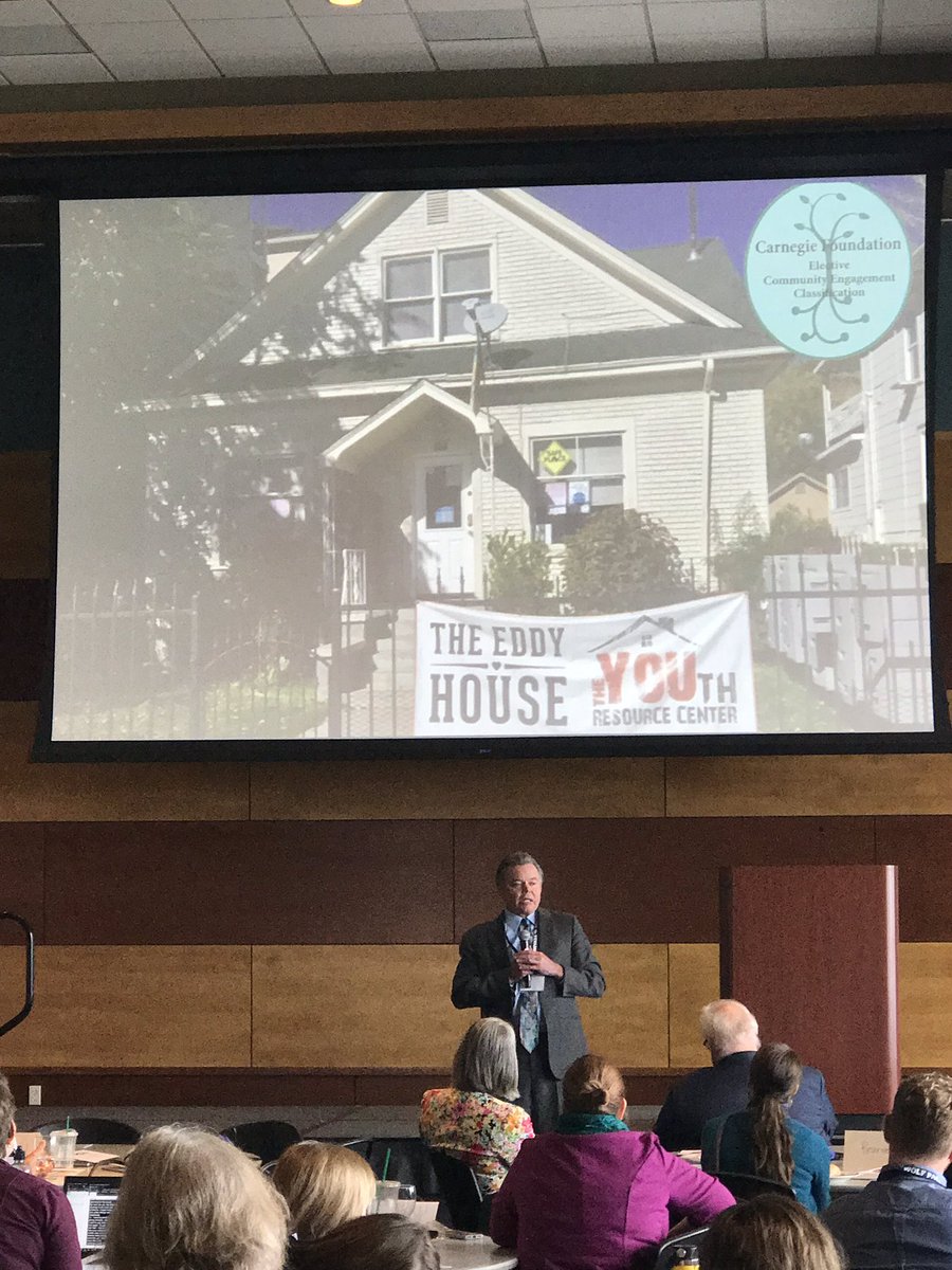RenoRhetoric's tweet photo. “I really like the idea of consolidating our service learning plans in that Innovation Alley—and to have a community-focused opportunity for community to come onto campus and work with students and faculty” -Provost Kevin Carman #RSAProject https://t.co/Zw6go7z8lH