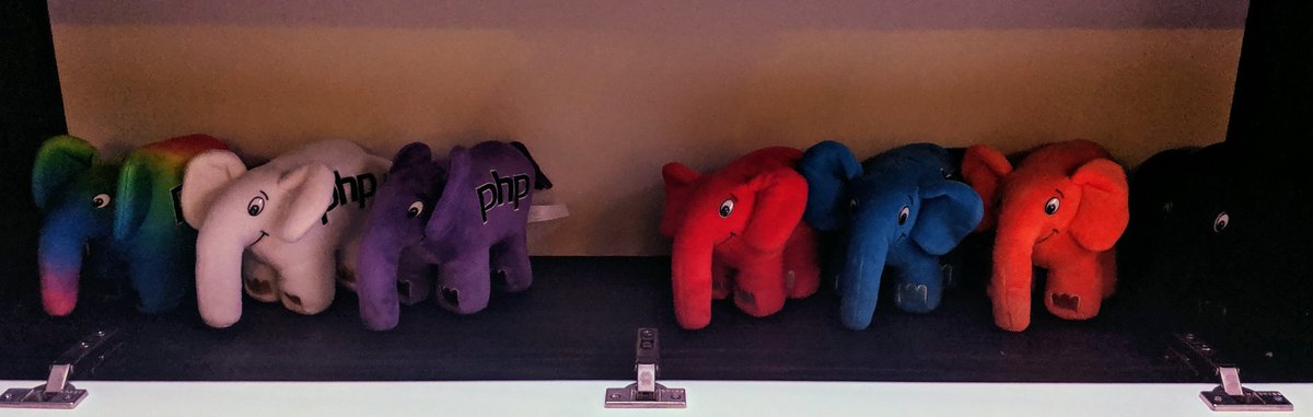 MarkWalravens's tweet image. @ShopwareDevs I&apos;ve just asked my #elephpant herd, they were happy to make room for #codyvuelette!!