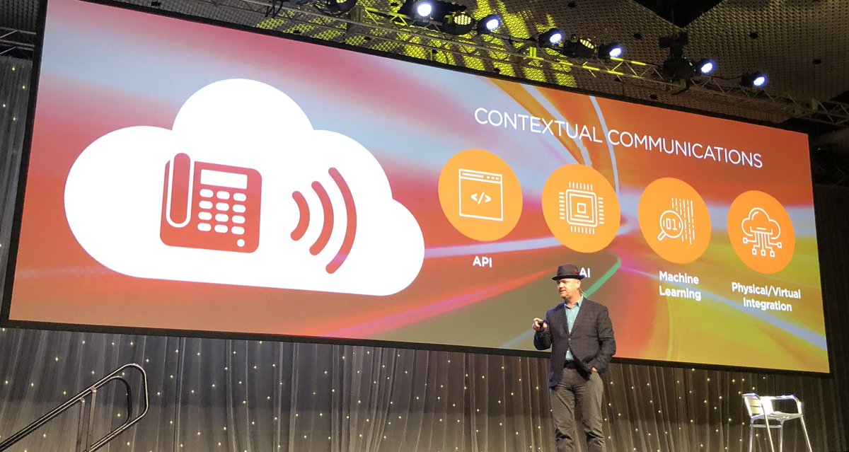 ScanSource's tweet photo. Andrew Pryfogle, SVP Cloud Transformation, ScanSource talks trends in CX and the changing ways we communicate. #ScanSourcePartnerSummit https://t.co/J9Xdgy1h2y