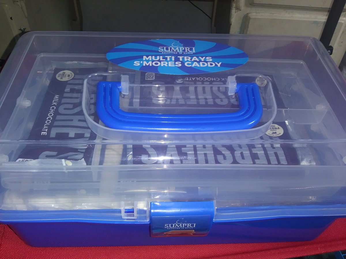 whos_that20's tweet photo. Awesome Smores caddy!
https://t.co/v99hLsds8O
#sumpri #smores #smorescaddy #camping #outdoors #marshmallow #marshmallowforks #hersheys #grahamcrackers #firepit #marshmallowsticks #smoresbox #makingsmores #gotitfree https://t.co/009fAeG7Ms