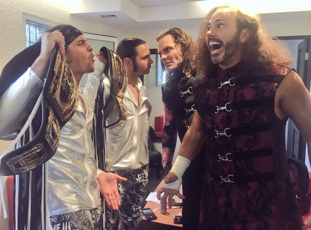 MATTHARDYBRAND's tweet photo. #TBT 2016 The #BROKEN One &amp; #BrotherNero getting set to go into battle against The #BucksOfYouth in Santiago, Chile. https://t.co/OlkAMbDz6y