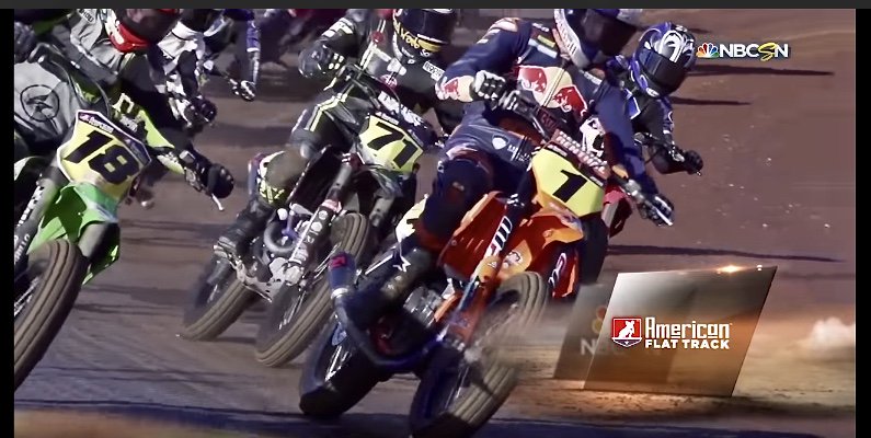goat46's tweet photo. @OfficialBSB @AmericanFlatTrk I'm still keeping tabs on this dude from a long distance , @JamesRispoli screen grab of some singles action , keep rockin' bro !! #JRFam #weareone πΊπΈπππͺ https://t.co/DYaKiPoh8r