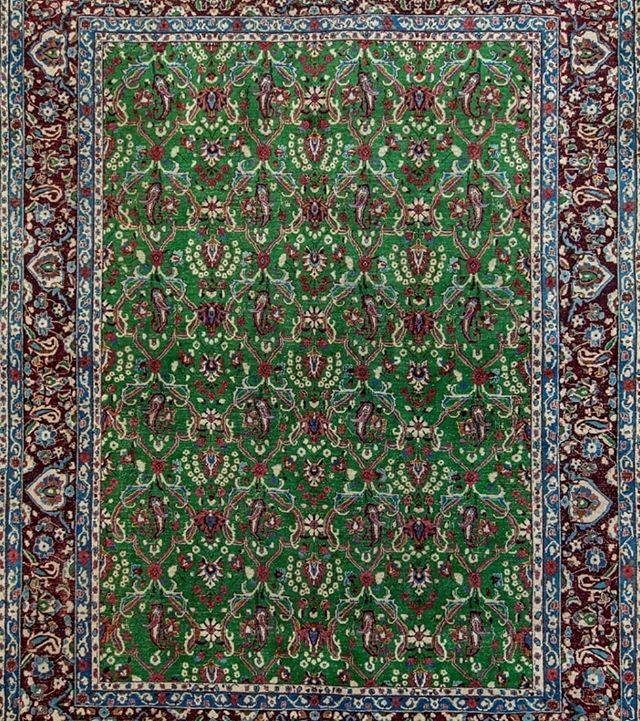 BluePaisleyRugs's tweet photo. Yazd is an ancient city in central Iran situated between the famous cities of Isfahan and Kerman. Commonly used as a caravan route to the salt deserts, Yazd produces extraordinary rugs! Traditionally handmade on a cotton foundation, their wool is thick and durable and luxuri… https://t.co/Wq7Qoan8Ls