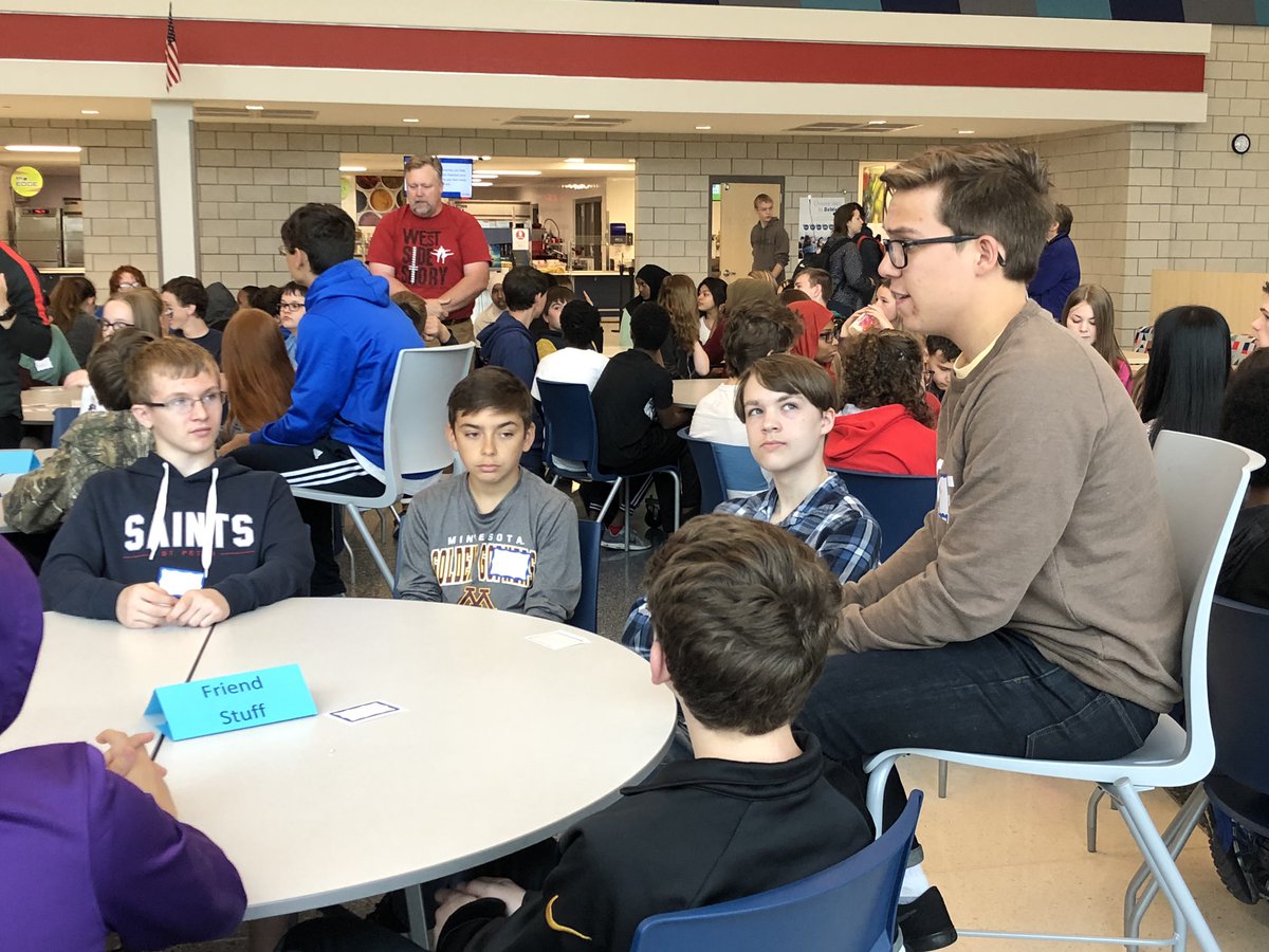This senior said something so powerful to the 8th graders. He told them that at SPHS we accept each other. #true We are kind to one another. He admitted that it’s a little bit hard at first, but as you get older, it gets easier. His advice, “Be you &amp; be open to those around you.”