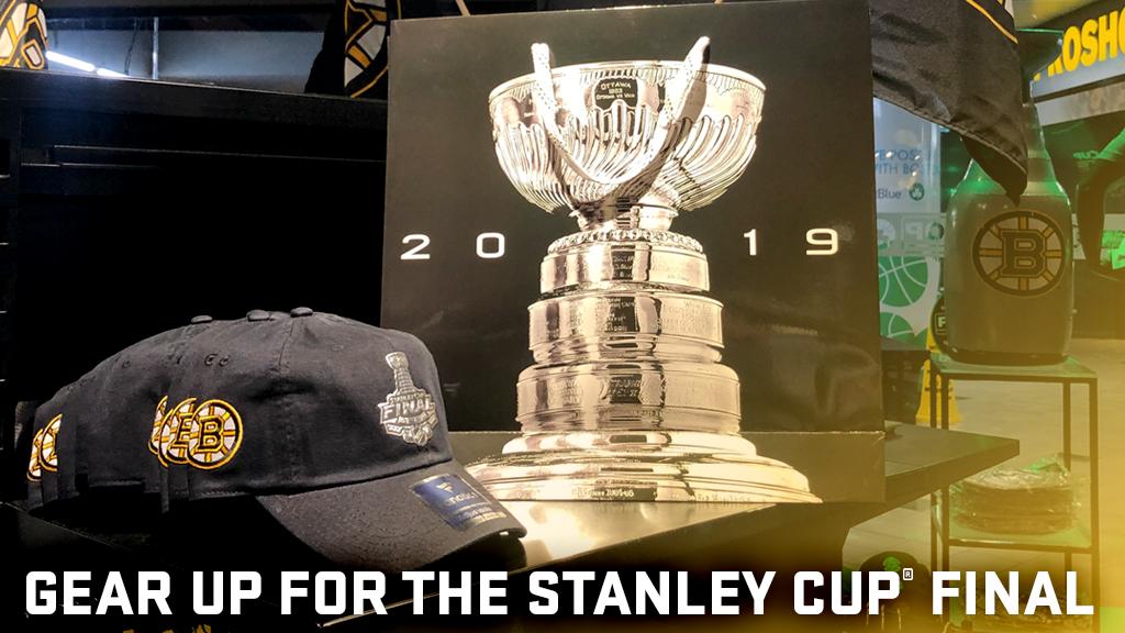 Gear up for the Stanley Cup® Final with the exclusive #NHLBruins collection of caps, pucks, hoodies, t-shirts, and more! All purchases come with a Stanley Cup® bag. The Boston ProShop will remain open tonight during the Bruins Intrasquad Scrimmage.