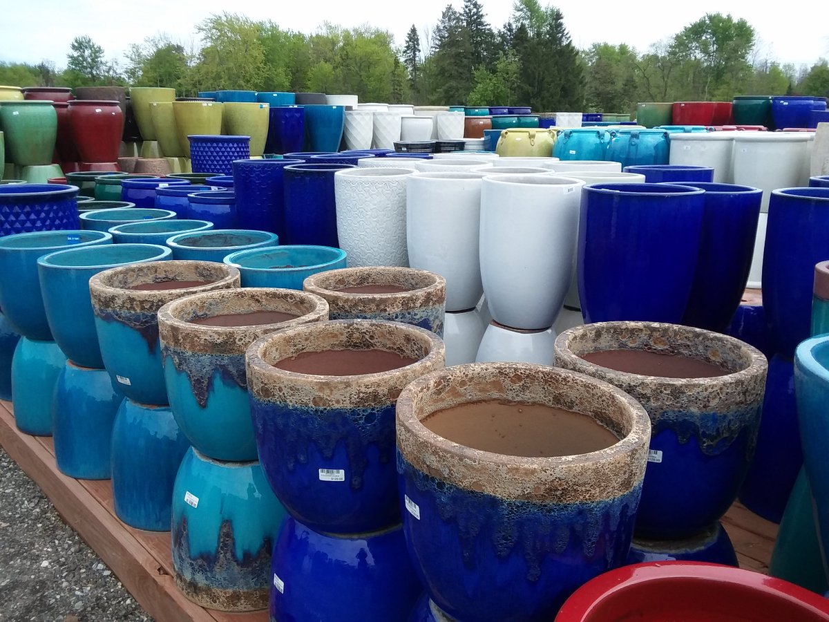 You've never seen a Pottery selection like this!  We have tens of thousands of ceramic pots.  You'll find the perfect container for your container gardens!  20% OFF until May 29, 2019.