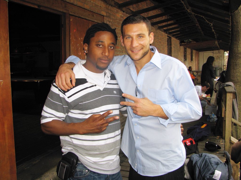AdeBajere's tweet photo. Director @adebajere with actor #ZachMcGowan
#BTS on the set of @MrAnonymous_Mov 
#MrAnonymous #MrAnonymousMovie #WhoIsMrAnonymous

https://t.co/R0W0pZwjnh https://t.co/y91kuyz8Ug