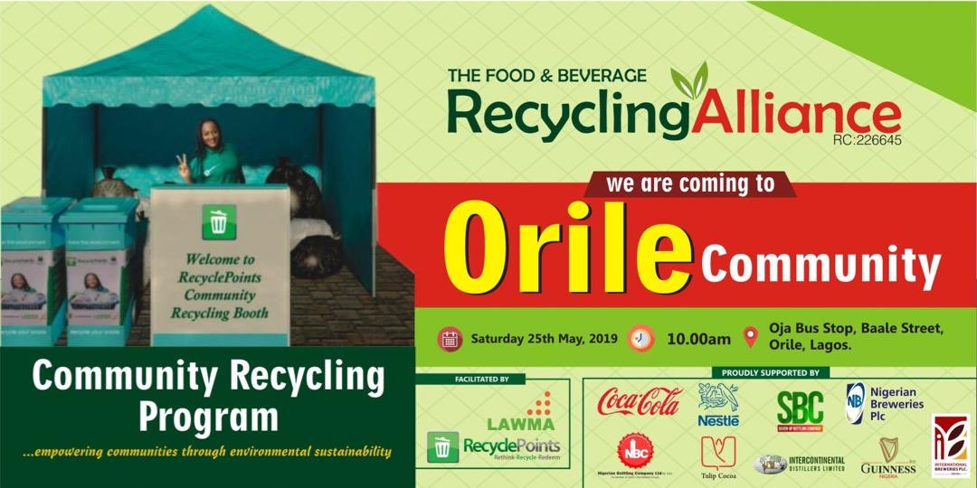 gmFATAI's tweet photo. @owoyale_wasiu Tell people in your area that they can get rewarded on Saturday 25th May, 2019 for recycling ♻️ the plastic bottles, pure water sachets, cartons, used beverage cans etc. All roads lead to Oja BusStop, Baale Street, Orile, Lagos. Time: 10am https://t.co/stlFmHiXX6