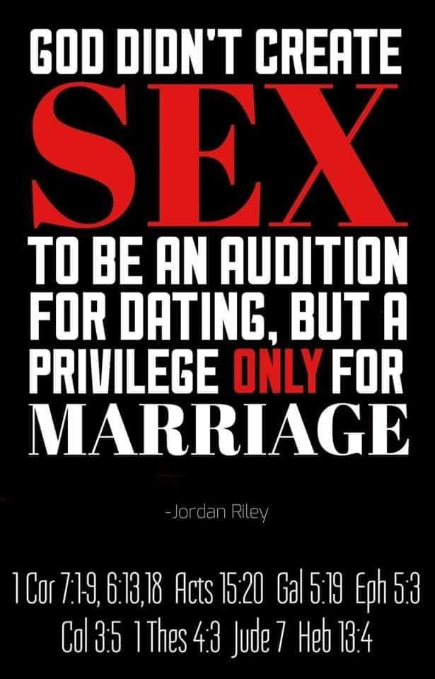 ChrisTurco2's tweet photo. Hebrews 13:4
Let marriage be held in honor among all, and let the marriage bed be undefiled, for God will judge the sexually immoral and adulterous. https://t.co/VZdbspPGNa