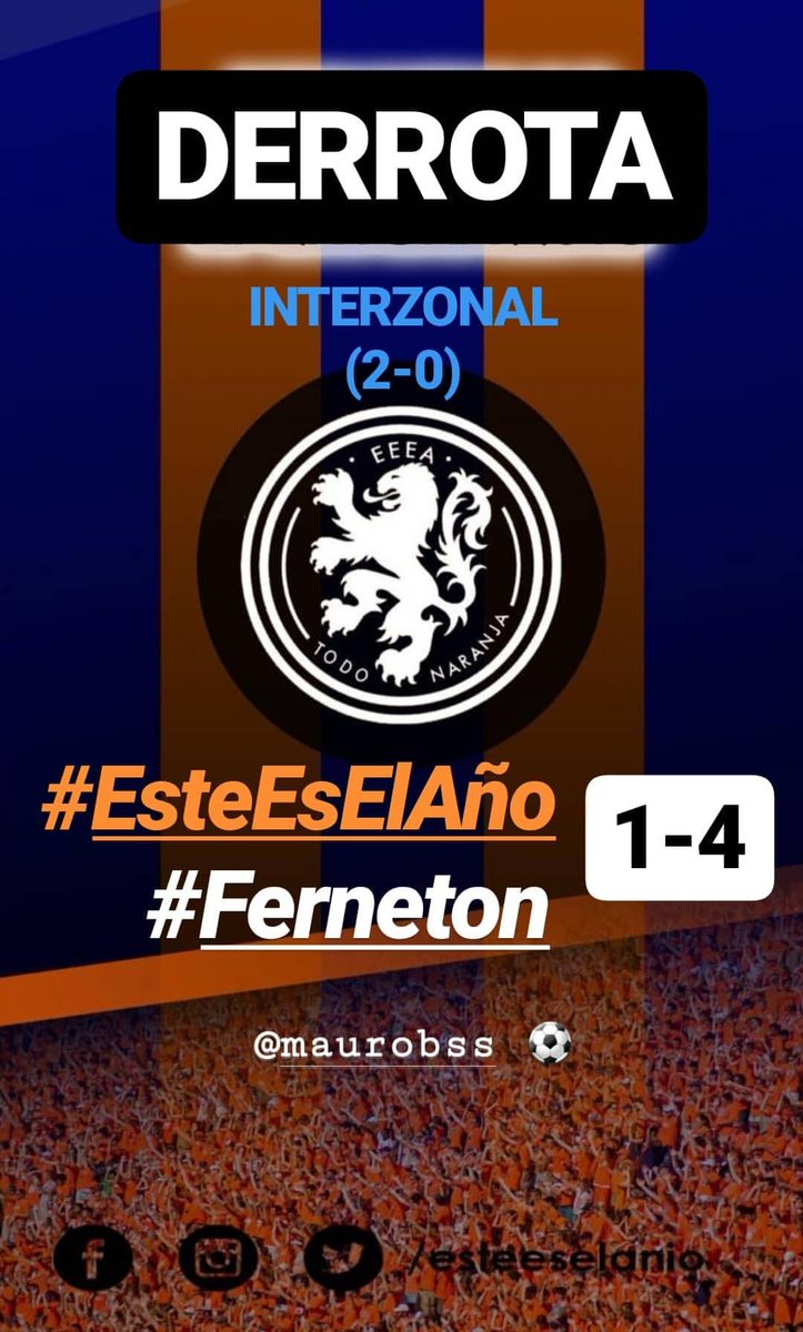 esteeselanio_'s tweet image. ⚽️ |  El sábado pasado, fue distinto. Era un partido interzonal vs. #Ferneton y hubo cambios de roles en el equipo. Los jugadores del naranja tuvieron la posibilidad de elegir en qué posición querían jugar. Si bien fue derrota, #EEEA ganó los puntos (2-0) y sigue enfocado.