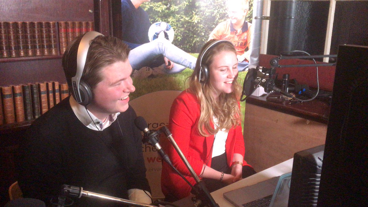 Het begin van de afsluiting met Grady, Julia en Jesper. #dewerkplaatslive