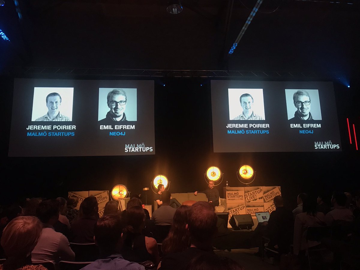 Diving into the journey of <a href="/neo4j/">Neo4j</a> #startuplive19 #malmostartups