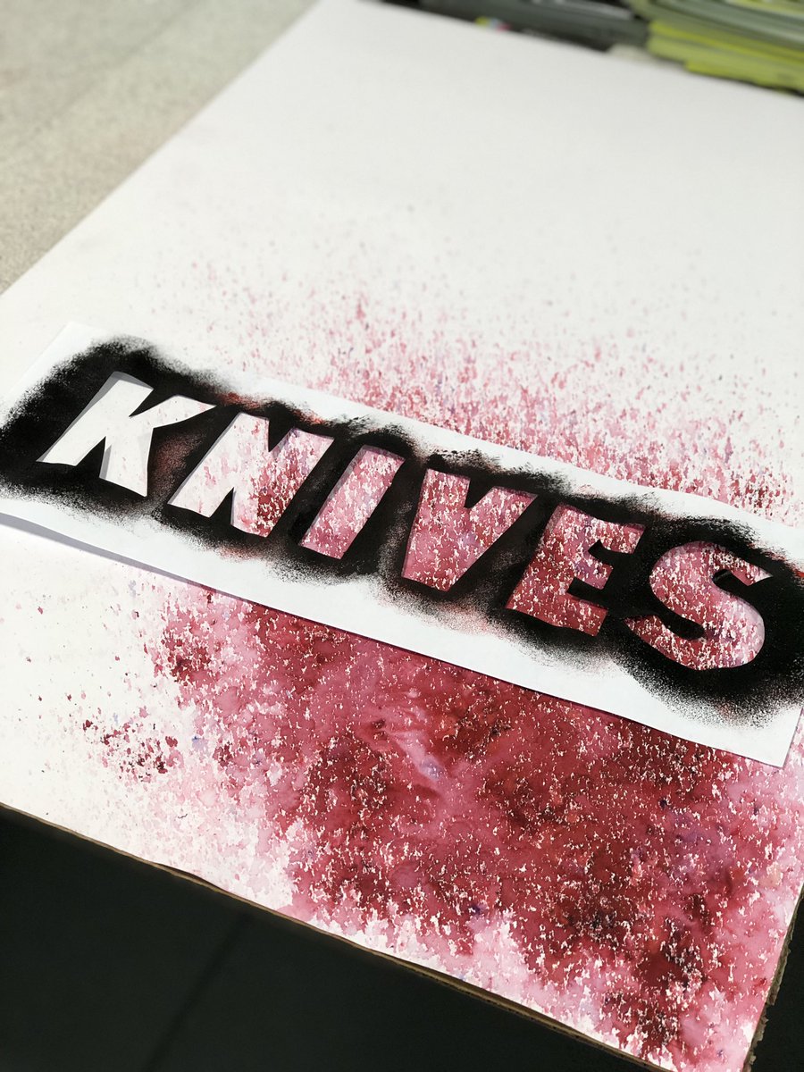 Lives Before Knives: inspired art ❤️ let’s stand together against knife crime #youthviolence #knifecrime #livesbeforeknives #knifefree #livesmatter #endknifecrime #savelives #studentvoice