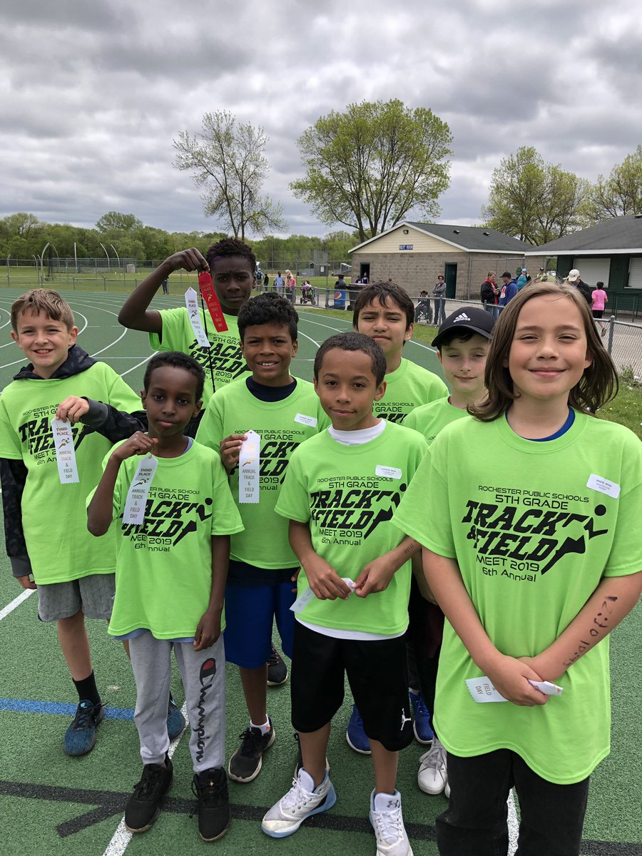 Wasn’t the best weather today for the 5th grade all city track meet, but these Otters sure did try their best. This group got 3rd in the boys shuttle relay! #proud #perseverance #trackandfield