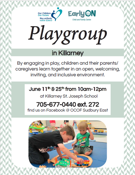 stjosephkillar1's tweet photo. Please mark your calendars for the June Playgroup dates https://t.co/47O9OHijZR
