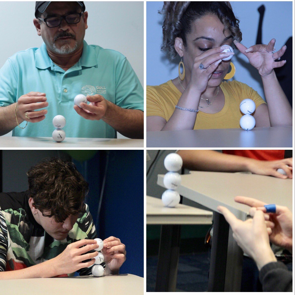 Q418-Q119 Town Hall. Yes you can stack golf balls! #funatwork #AwesomeAtsd ⁦<a href="/CJLaBoard/">Carolina Texan</a>⁩ ⁦<a href="/FranktheTankAus/">Frank Santos</a>⁩ ⁦<a href="/ebaughlers/">Ebaughlers</a>⁩ ⁦@AustinAvengers⁩