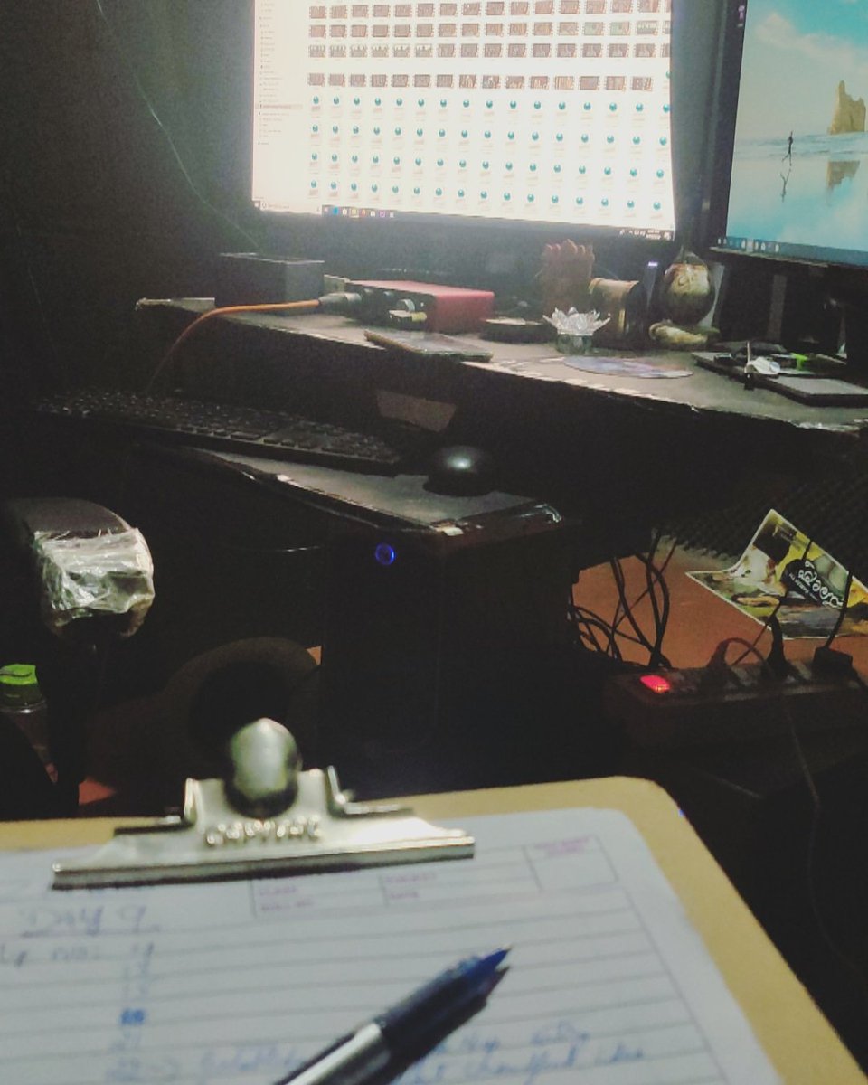 _rahulravindra's tweet photo. And thus begins the editing process for #zherothemovie #zhero #filmmaker #filmmakerslife #directorslife #firstdebutmovie #movie #directors #videoediting #editing #filmediting #editingnotes #adobepremiere #okayshots #editingskills #prakruthipictures #screens #filmmakerfriday https://t.co/kUIW6QTzXv