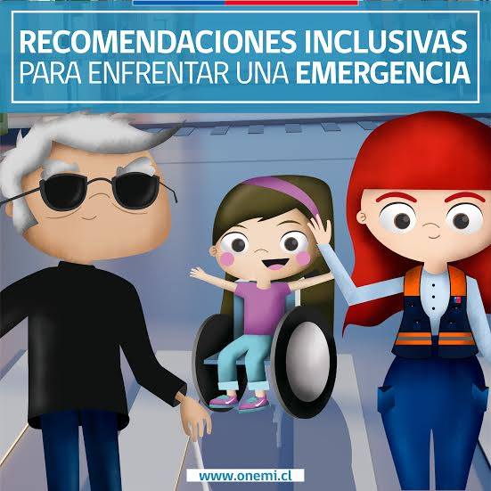 Senapred's tweet photo. #ONEMIPreviene #YoMePreparo En nuestra web puedes informarte sobre qué hacer ante una emergencia #PreparaciónInclusiva https://t.co/gLfVvAIK63 https://t.co/OeExu7IqGG