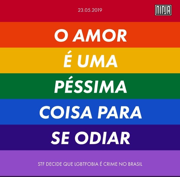 DanieleAreaLeao's tweet photo. #ÉCrimeSim #HomofobiaeCrimeSim https://t.co/b5fWCtIrC9