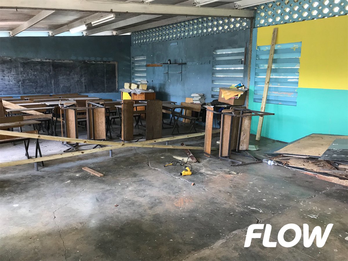 FLOWJamaica's tweet image. McCooks Primary was a great success today! 🎉🎉
We converted an open room into 3 classrooms, all thanks to the work of the Flow team members, school staff, and parents who participated today.
#LabourDay2019 #FlowFoundation