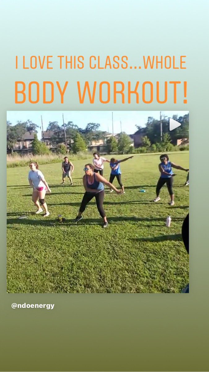 geauxnatural's tweet photo. Another AWESOME workout with @ndoenergy
#WorkstheWholeBody
#NDOHIPHOPKickboxing๐ฅ
#GotToKeepMoving
#30MinutesADay
#10WeekWalkingChallenge
#Week6
#girltrek
#nolatreks https://t.co/99pmc80sG4