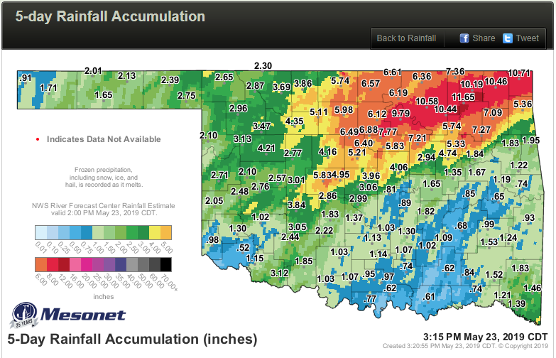 Here is the reason why so much water is heading down the Arkansas River