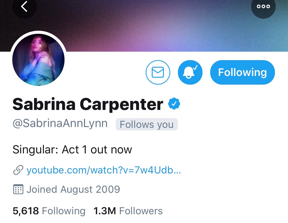 ..... <a href="/SabrinaAnnLynn/">Sabrina Carpenter</a> thank you.