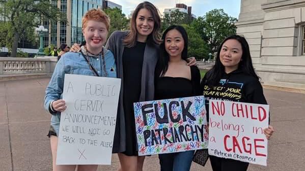 WomensMarchWI's tweet photo. We were proud to join our allies in the movement @now_wisconsin, @Fight4HERWI, @IndivisibleMad, and more in Madison to say #StopTheBans. Abortion is healthcare, and healthcare is a human right. #ReproductiveJustice is non-negotiable! https://t.co/OQ7sPFGKHe