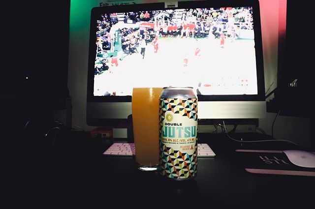 Notionbaby's tweet photo. Had a busy day 📸 and this game is stressful so... I needed a strong one! Thanks @bellwoodsbeer #DoubleJutsu 🚨💪🍻🔥🏀 @raptors Go Raps!!! #Raptors #NBA #EasternFinals
.
.
.
.
.
.
.
#brewhead #brewheads #beersnob #beeradvocate #beerporn #beeroverevery… https://t.co/P0mhZq4aBg https://t.co/UAos3gBwMe