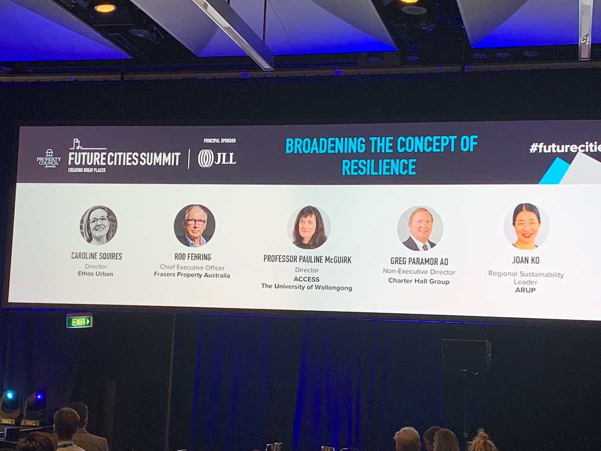 Property Council of Australia (@propertycouncil) on Twitter photo What makes a city resilient? Greg Paramor from <a href="/CharterHallGrp/">Charter Hall Group</a>, Rod Fehring <a href="/FrasersPropAus/">Frasers Property Australia</a>, <a href="/jkosust/">Joan Ko</a> from <a href="/ArupAustralasia/">Arup Australasia</a> and Caroline Squires from <a href="/Ethos_Urban/">Ethos Urban</a> @CRC_LCL What makes a city resilient? Greg Paramor from <a href="/CharterHallGrp/">Charter Hall Group</a>, Rod Fehring <a href="/FrasersPropAus/">Frasers Property Australia</a>, <a href="/jkosust/">Joan Ko</a> from <a href="/ArupAustralasia/">Arup Australasia</a> and Caroline Squires from <a href="/Ethos_Urban/">Ethos Urban</a> @CRC_LCL