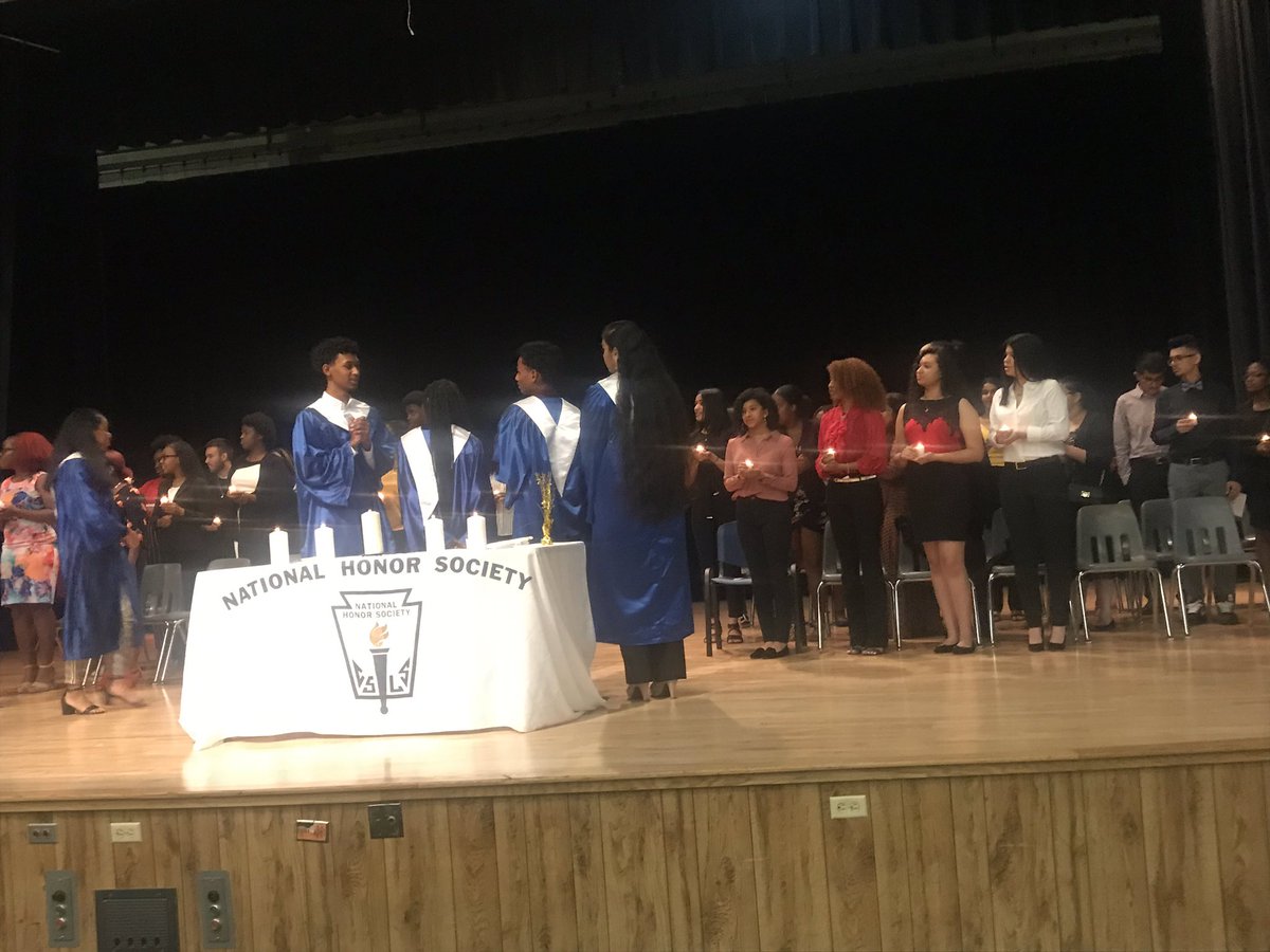 msformoso's tweet photo. Our National Honor Society induction took place this evening.  Our #PatriotScholars are devoted to their school, community &amp; personal growth.  As for our seniors, you will be missed. Thank you for leaving your mark on Miramar High! #PatriotsNeverRest! https://t.co/YFzW1eJK5a