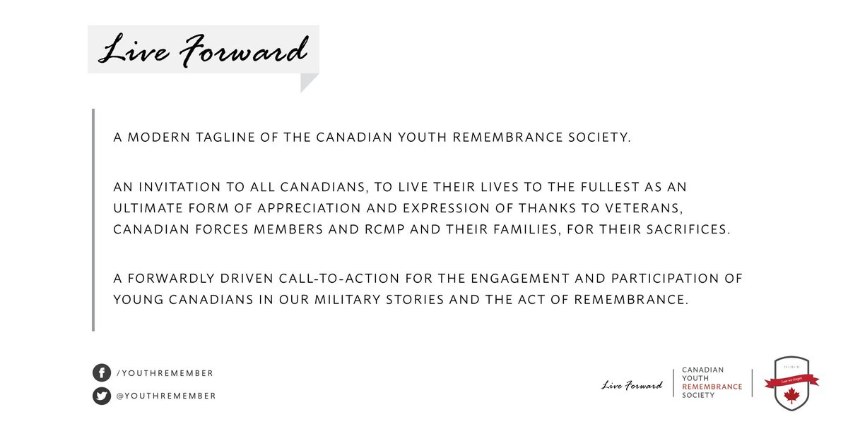 youthremember's tweet photo. The Canadian Youth Remembrance Society is looking for young Canadians in the #Halifax area to serve on our Board of Directors.  Contact us today to get involved. ^pm #LiveForward #YouthRemember/cc. @Debhopey https://t.co/VNrJLgYF5a