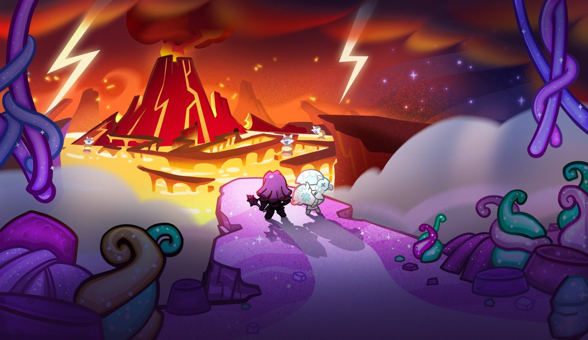 CookieRunOBEN's tweet photo. Purple Yam and Milk Cookie’s adventures continue! #CookieRun
Tune in to our YouTube channel tomorrow at 11 AM (GMT+9) to get a sneak peek for the next update!

Subscribe not to miss it ▶️ https://t.co/JZaVdfsYG6 https://t.co/hlKeFkRZDW