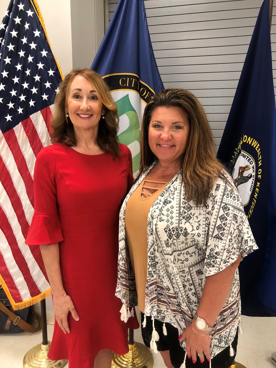 DebraBroz's tweet photo. At Morgantown Chamber of Commerce meeting with Robin of Chad's Body Shop & Towing Service. #morgantown #catfishfestival https://t.co/lsfuAn19Ps