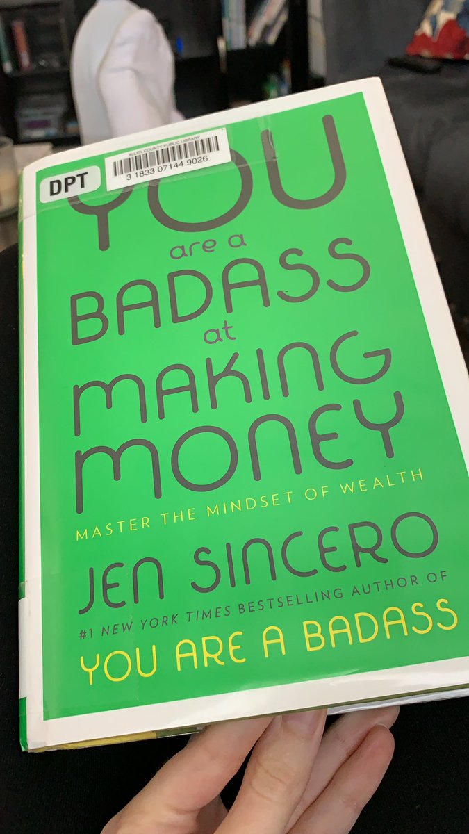 “This making #money thing...is about creating the wealth that affords you the life you’d love to live instead of settling for what you think you can get.” I’m only on page 5 of this book, and I already feel like you totally get me <a href="/JenSincero/">jen sincero</a> !!
🙌 #business