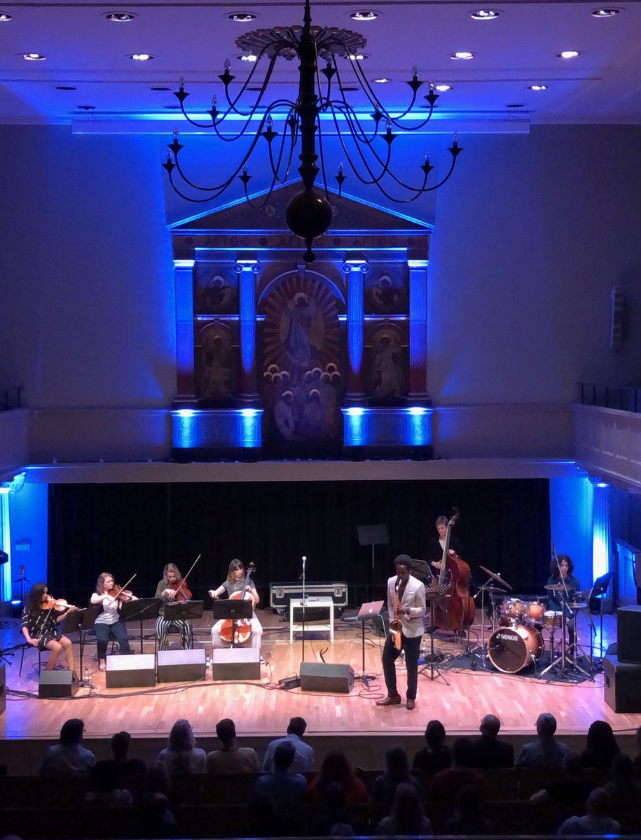 janine_irons's tweet photo. @stgeorgesbris one of my fave venues. Superb set @Tom_Warriors #TWStringTing + Steve Williamson in trio format, then joined by the strings for brilliant new music #fundedbyPRSF #fundedbyACE Sublime version of Coltrane’s #WiseOne Congrats all! #IAmWarrior https://t.co/oP13bba4mh