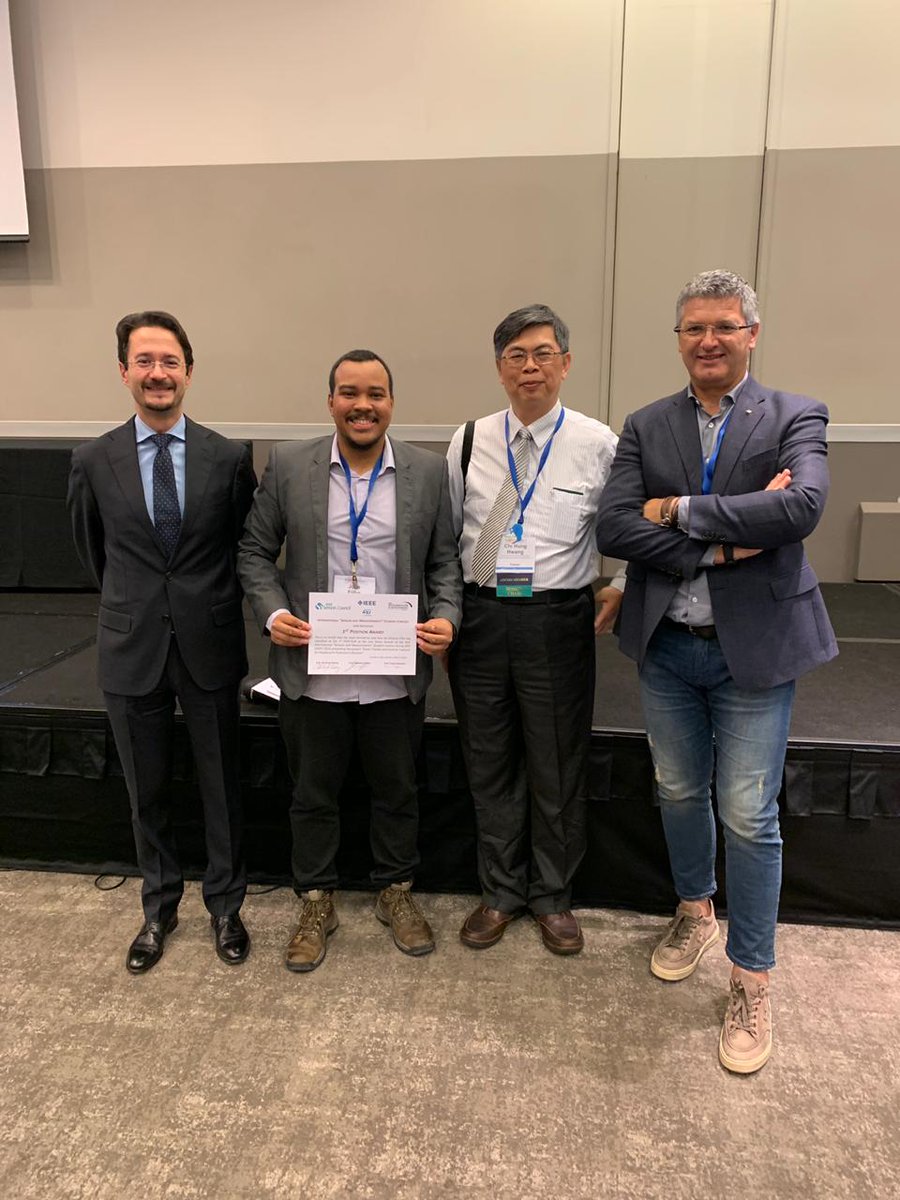 knsalama's tweet photo. We are proud @SensorsLabKaust that Jose Ilton @Ilton104 won first place at IEEE International Sensors and Measurement Student Contest #IEEE #I2MTC 2019 Aukland, New Zealand. @ST_World #KAUST #Masters #KAUSTSensorInitiative @AMPM_KAUST @cemseKAUST #sensors #sensortechnology https://t.co/eXwtNFsRf4