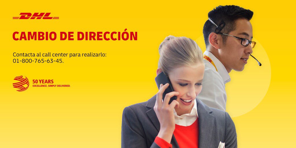 DHLMexayuda's tweet photo. Hacer el cambio de dirección de tu envío es muy sencillo... El #DHLFAQs te explica cómo... #50YearsOfDHL #DHLContigo https://t.co/jYIzfZ8N4c