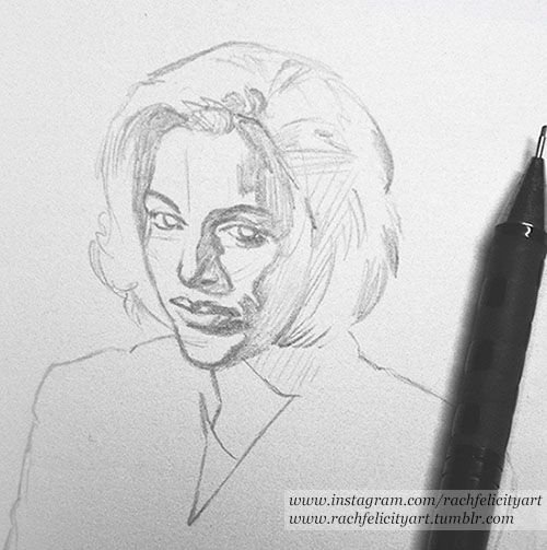 Sketching up some new stuff for inking. ✎
.
.
#thexfiles #danascully #sketchbook #portraitsketch #fanart #scifiart #gilliananderson #sculder #foxmulder #scifigeek