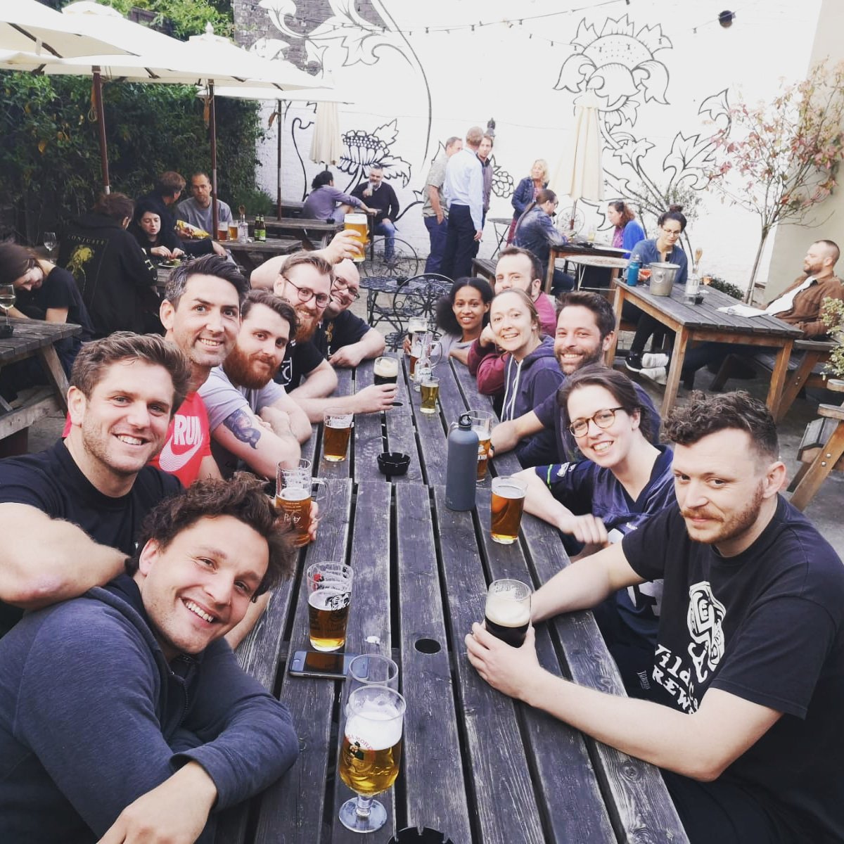 A bumper turnout tonight on a glorious evening in the Stow. We were able to play seven-a-side on a very wide pitch, which meant plenty of running, overlaps, great passing moves and some fairly impressive teamwork. Most importantly, as always, we had fun and a laugh as well.