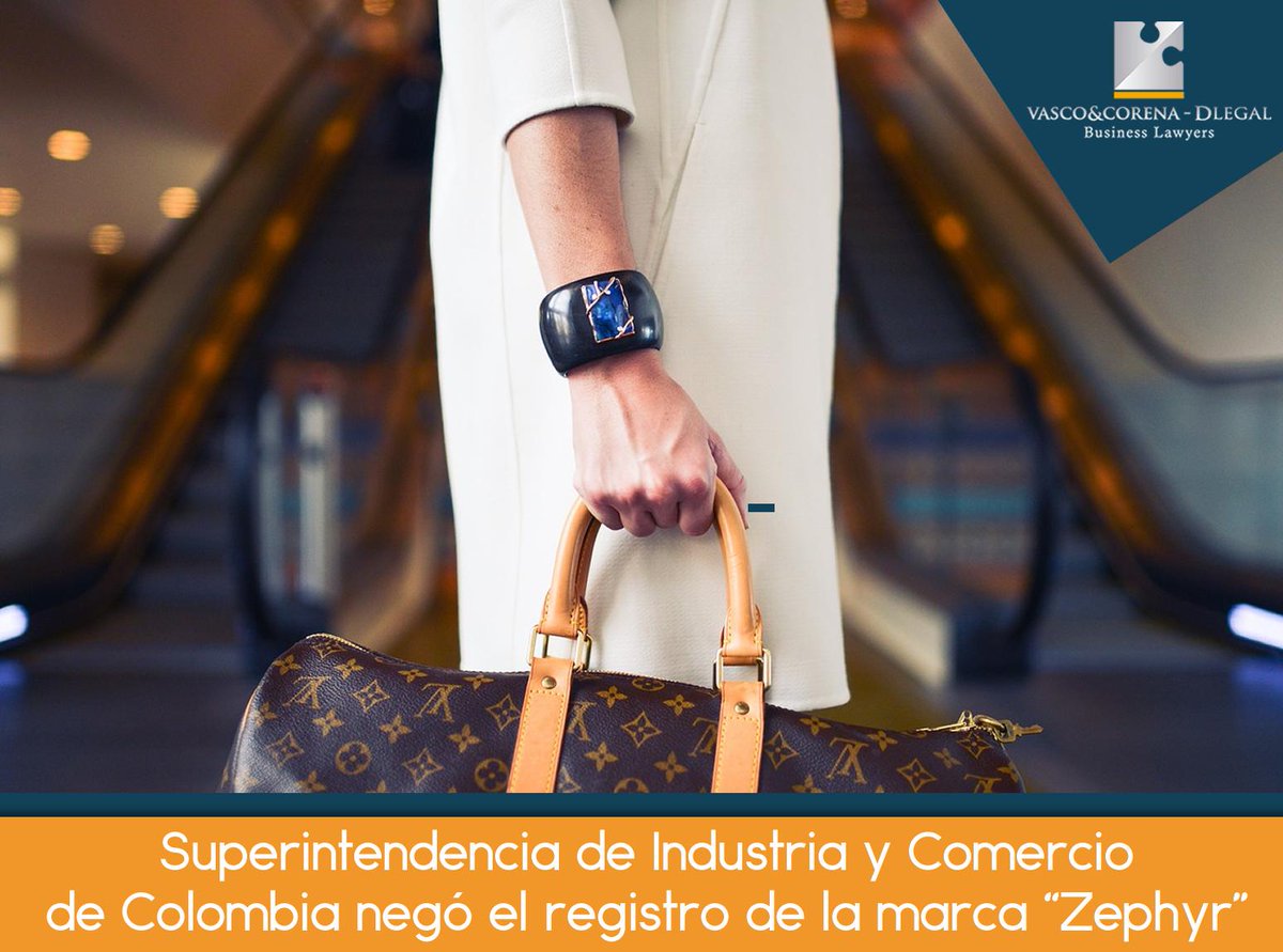 VyC_DLegal's tweet photo. #ActualidadLegal
La Superintendencia de Industria y Comercio de #Colombia @sicsuper  negó el registro de la “Zephyr” de @LouisVuitton 

#Noticia #Negocios 

Ver entrada aquí: https://t.co/SC0QxNNPUc https://t.co/LKz1T9eV2h