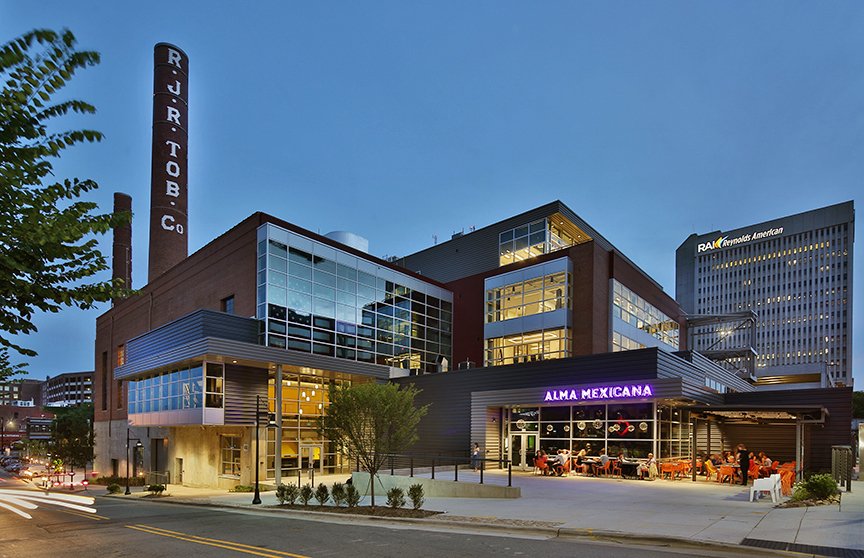 AIAWinstonSalem's tweet photo. #AIAWSFirmTakeover
Bailey Power Plant renovation by @WalterRobbs transformed the iconic structure that once powered R.J. Reynolds’ downtown factory operations into a #LEEDGold, mixed-use landmark. #AdaptiveReuse
#AIAWS #WalterRobbsArchitects #Innovationquarter #Architecture https://t.co/a5t1LY6QDh