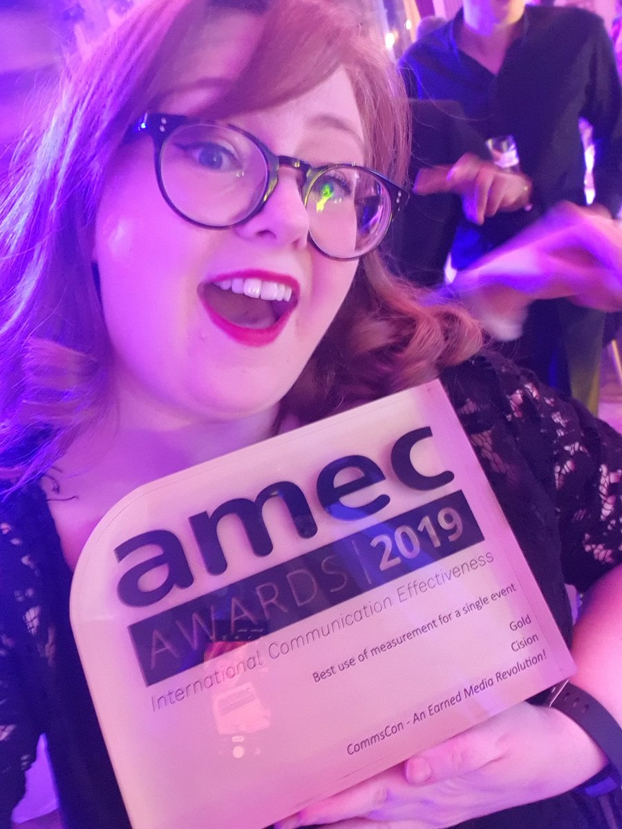 orlagraham18's tweet photo. Very proud that @CisionUK won for our report on our own #CommsCon18 event! @VMo_1 @HannahHodgesx https://t.co/chzfxcKcV6
