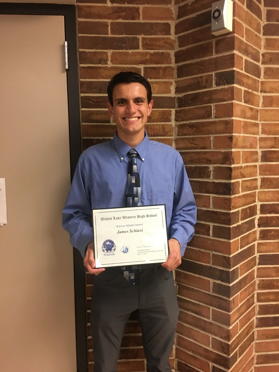 Congratulations WLW Warriors Athlete if the year 2019 - Jimmy Schiavi.