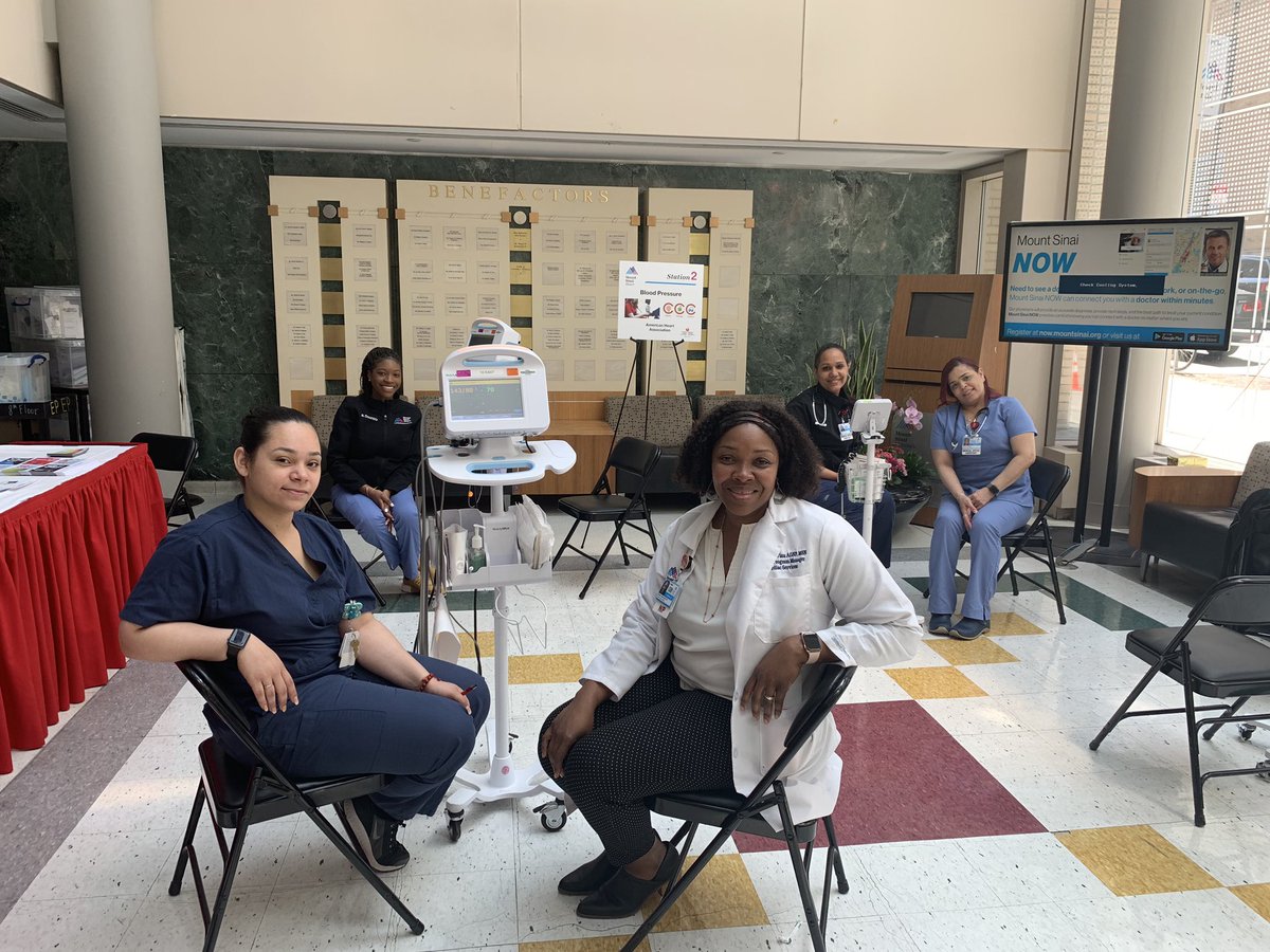 GNYADVS's tweet photo. Yesterday #mountsinaistlukes Hosted A Stroke &amp; Blood Pressure Event!

@mountsinaistlukes 
#healthcare #nychospitals #volunteer https://t.co/5yq5qzdNoG